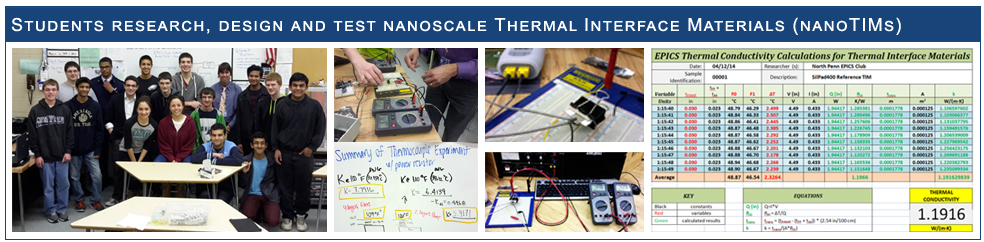 Nanotechnology Research: Creating nanoscale thermal interface materials.